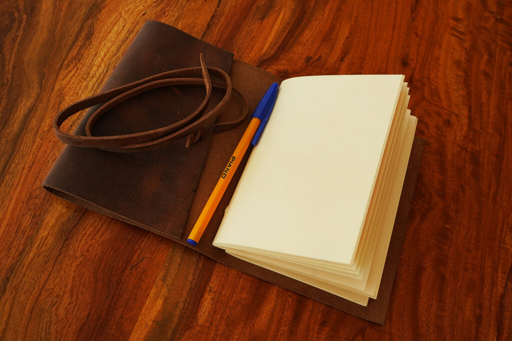 Vintage A5 Folded Medium Journal